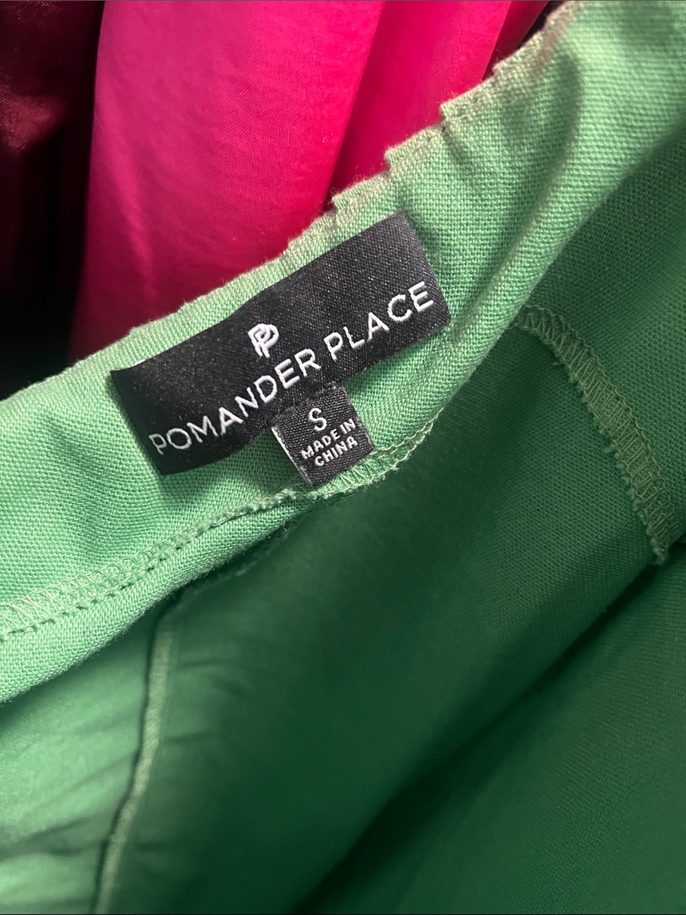 Pomander Place One-Shoulder Green Ruffle Women's Dress - Picture 4 of 8